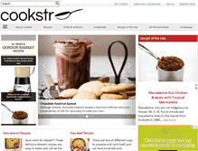 Tablet Screenshot of cookstr.com